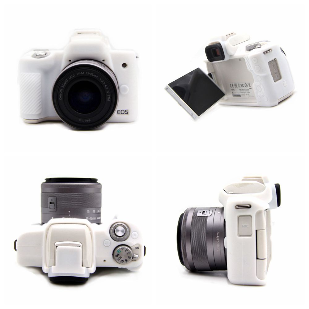 Vỏ silicone cho máy ảnh Canon M50 Mark II M50II