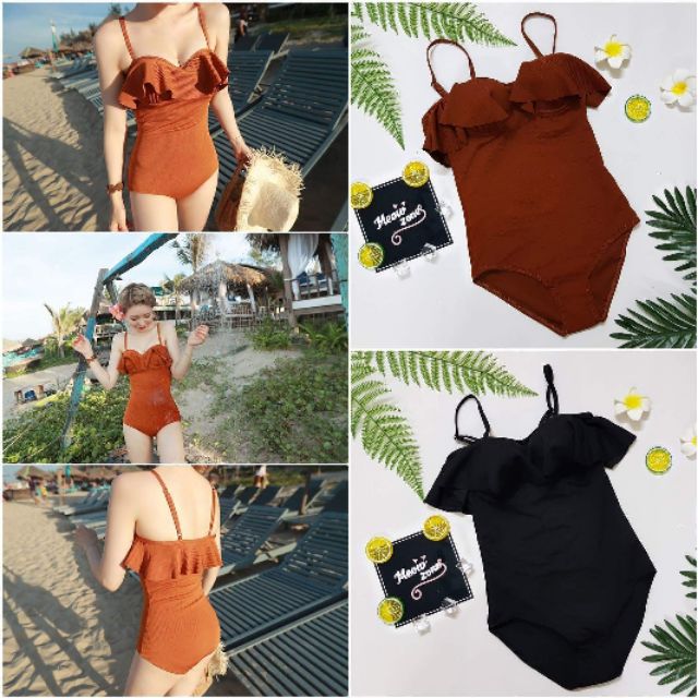 Bộ bơi liền cúp bèo ngực 2 màu (ảnh thật) | BigBuy360 - bigbuy360.vn