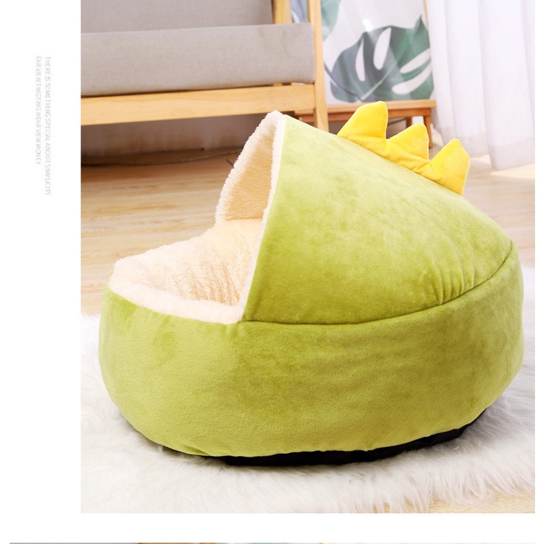 Đệm nằm cho chó mèo nhỏ hình khủng long dễ thương