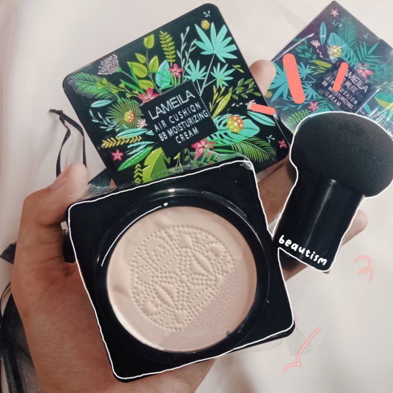 🌈🍊🍓 Phấn Nước Lameila Air Cushion Hoa Xanh Kèm Bông Nấm No.3039 Kiềm Dầu, Che Khuyết Điểm, Giúp Gương Mặt Đẹp Tự Nhiên | BigBuy360 - bigbuy360.vn