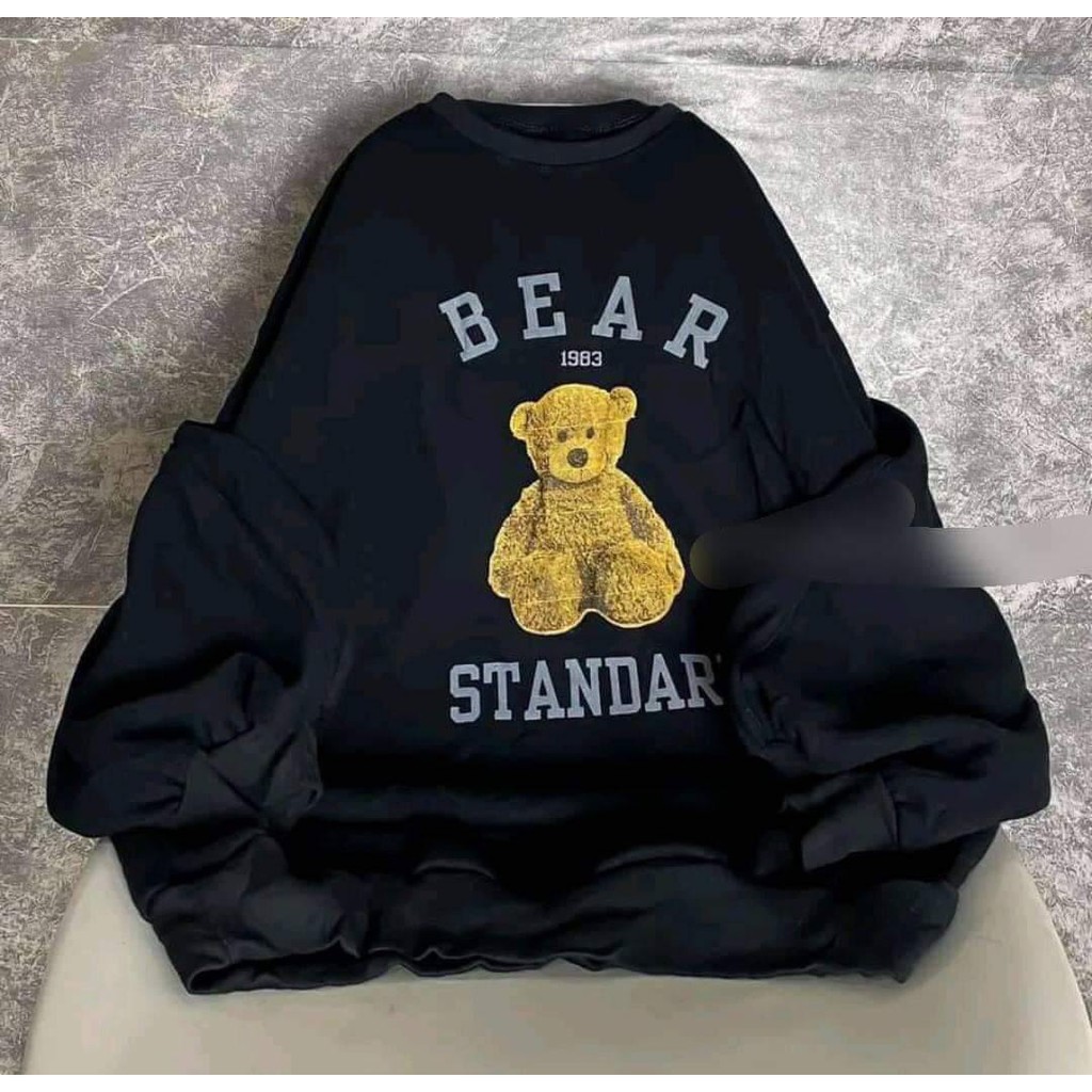 [Ảnh thật/video AS01] Áo hoodie Nữ_Áo sweater Hình Gấu FROM THỤNG ,tay bồng đủ màu | BigBuy360 - bigbuy360.vn