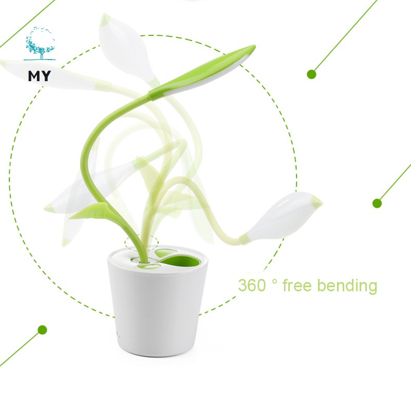 Hộp Đựng Bút Có Đèn Led Để Bàn