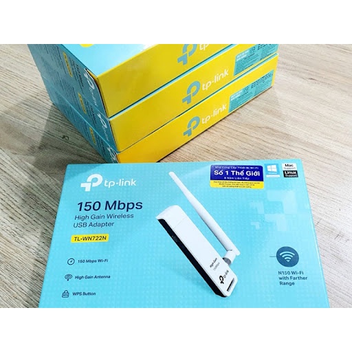 Bộ Chuyển Đổi USB Wifi TP-Link TL-WN722N Chuẩn N 150Mbps