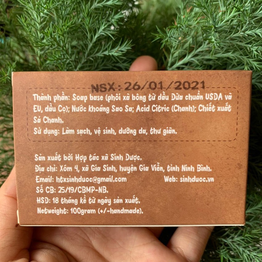 Xà Bông Tắm Sả Chanh Sạch Khuẩn, Dưỡng Da, Hỗ Trợ Giảm Mụn Lưng 100% Làm Từ Thiên Nhiên - Hàng Việt Nam | BigBuy360 - bigbuy360.vn