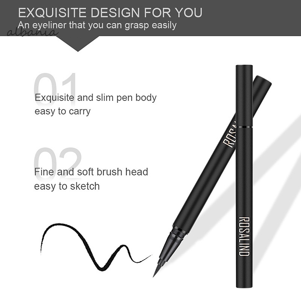 Bút kẻ mắt dạng lỏng ROSALIND chống thấm nước lâu trôi không nhòe | BigBuy360 - bigbuy360.vn