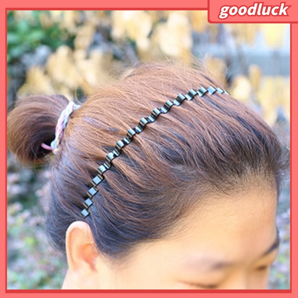 Băng Đô Cài Tóc Bằng Kim Loại Có Thể Điều Chỉnh Dành Cho Nam Và Nữ