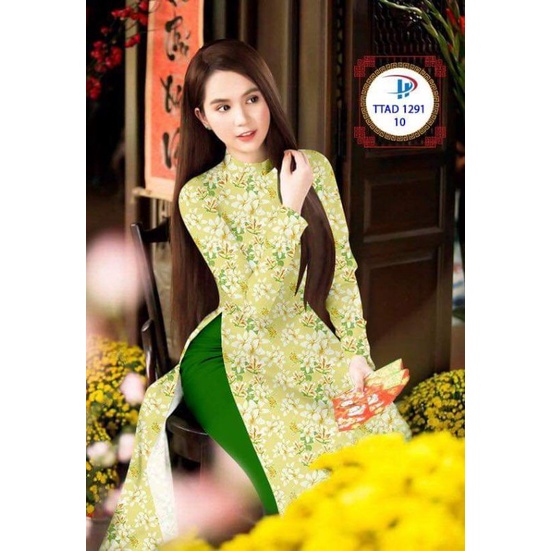 Vải áo dài in 3D đẹp - độc - lạ - hợp xu hướng - đủ màu MS045