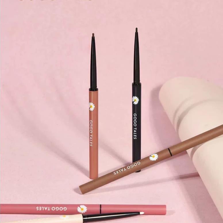 Chì kẻ mắt hoa cúc GOGO TALES nét sắc mảnh chống nước lâu trôi Waterproof Crayon Eyeliner