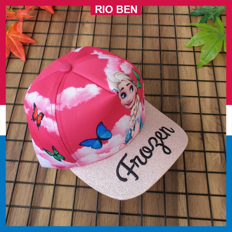 Nón bé gái in 3d hình công chúa, bé từ 3-10 tuổi RBN089