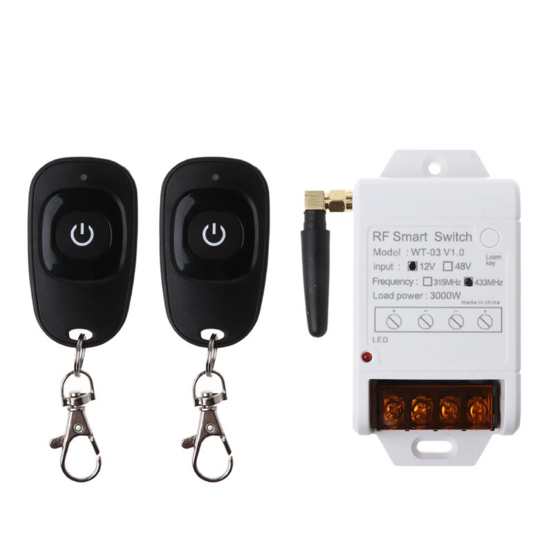 1 set mô đun tiếp nhận tín hiệu không dây DC12V-48V 1CH cho gara cửa garage | BigBuy360 - bigbuy360.vn
