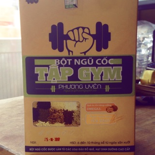 Bột ngũ cốc Phương Uyên dành cho người tập Gym - loại thông thường: 160k/hộp/kg