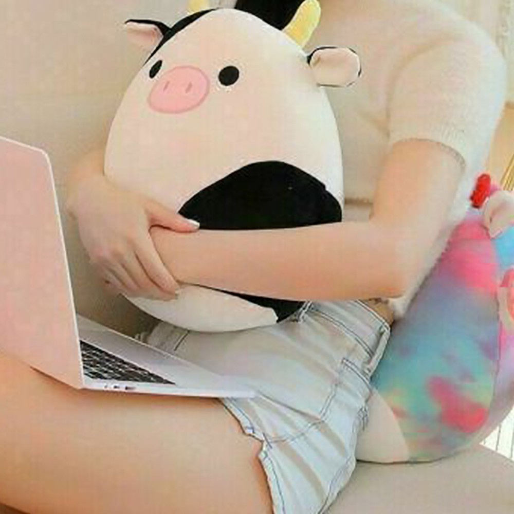 Squishmallows Connor The Cow Plush Toy Cuddle & Squeeze Super Soft Doll KId Gift