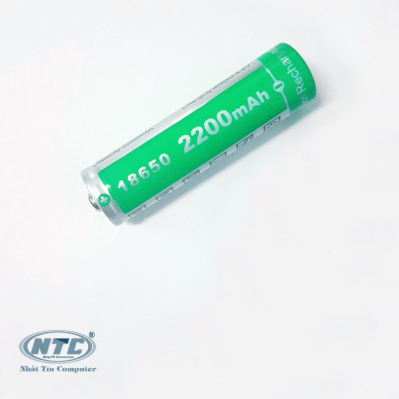 Pin sạc 18650 HHTC 2200mah 3.7v đúng chuẩn, pin sạc dành cho loa, pin sạc máy nghe nhạc, cell pin 18650 (nhiều màu)