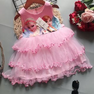 Com bo váy elsa và đồ bô cho bé