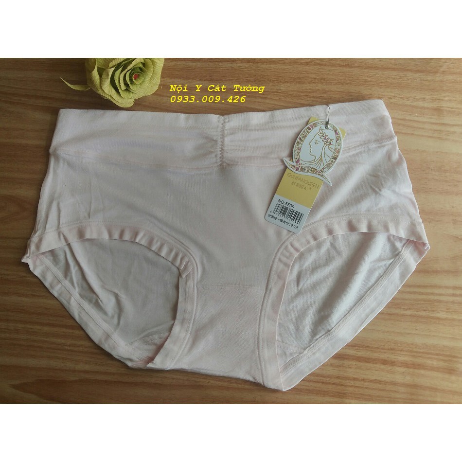 Quần Lót Nữ ❤️FREESHIP❤️ Giảm 20k khi Nhập Mã [MCC 20k ] Quần Lót Cotton Nhún Trước QL01