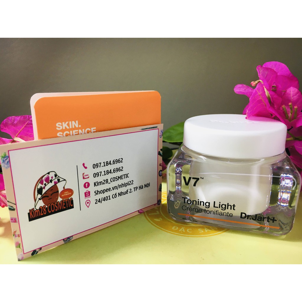 Kem dưỡng trắng da mờ thâm nám V7 Toning Light Dr.Jart+ 50ml