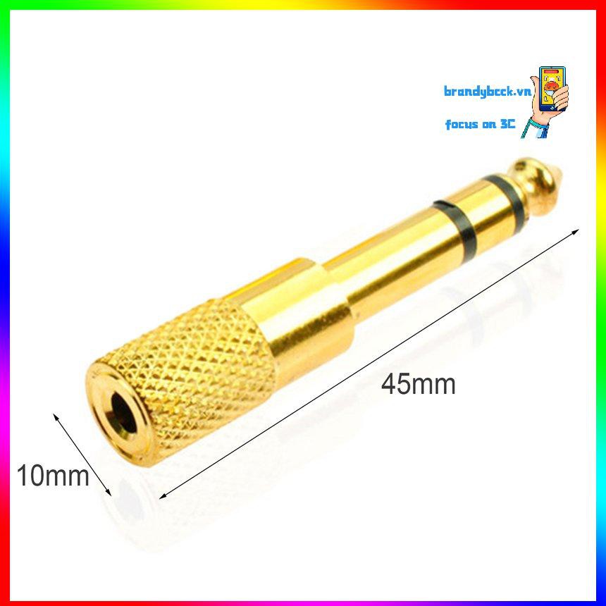 Đầu Chuyển Đổi Từ Giác Cắm 3.5mm Sang 6.35mm