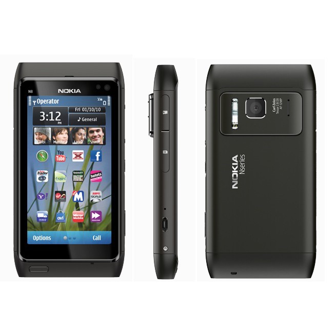 ĐIỆN THOẠI NOKIA N8 CẢM ỨNG AMOLED SIÊU NHẠY