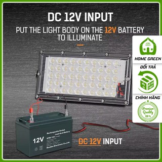 Đèn led pha 50w - 100w ánh sáng trắng 12v 6500k