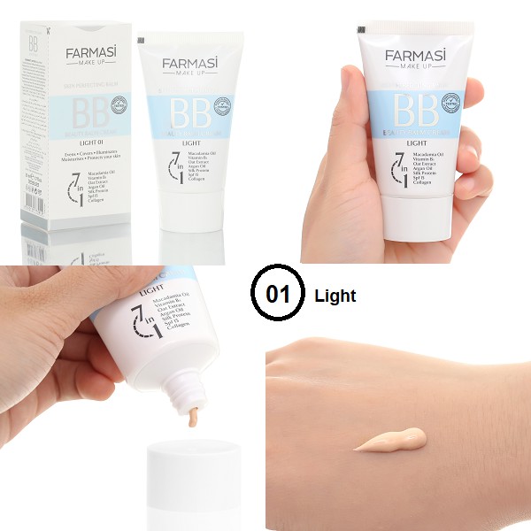 [Ver 2] Kem Trang Điểm Dưỡng Da BB 7 in 1 SPF15 Farmasi Beauty Balm Cream 50ml (1800BB) | BigBuy360 - bigbuy360.vn