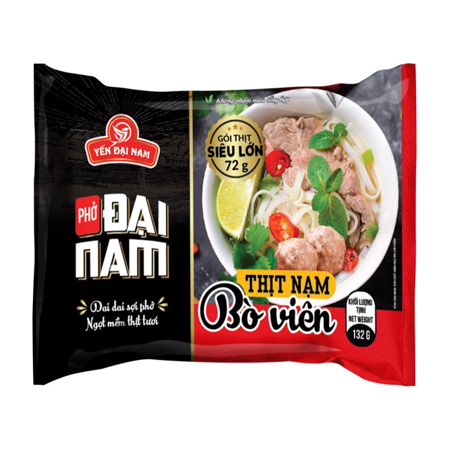 Phở Nạm Bò Viên Thương Hiệu Yến Đại Nam 132g