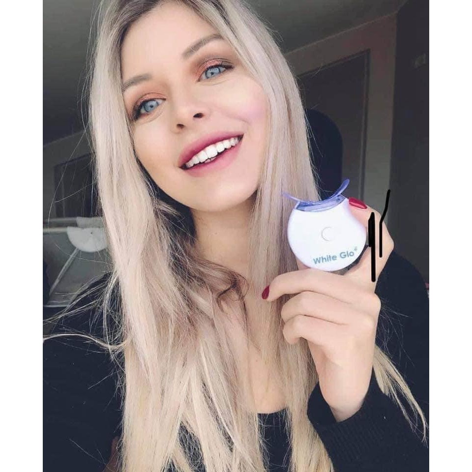 Bộ kích trắng răng bằng ánh sáng xanh (White Glo White Accelerator Blue Light Teeth Whitening System)