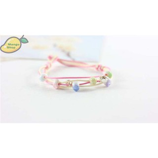 Lắc tay gốm pastel nhẹ nhàng ( vòng tay gốm may mắn )