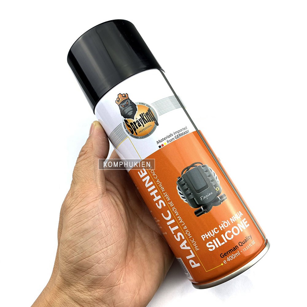 Chai Sprayking Làm Mới Nhựa Nhám , Vỏ Xe [ 1 Chai ]