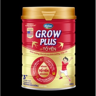 Sữa bột dielac grow plus có tổ yến lon 850g