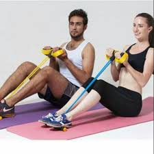 Dụng Cụ Tập Gym, Tập Cơ Bụng Tại Nhà, Kéo Tay Tummy Trimmer Dây Cao Su