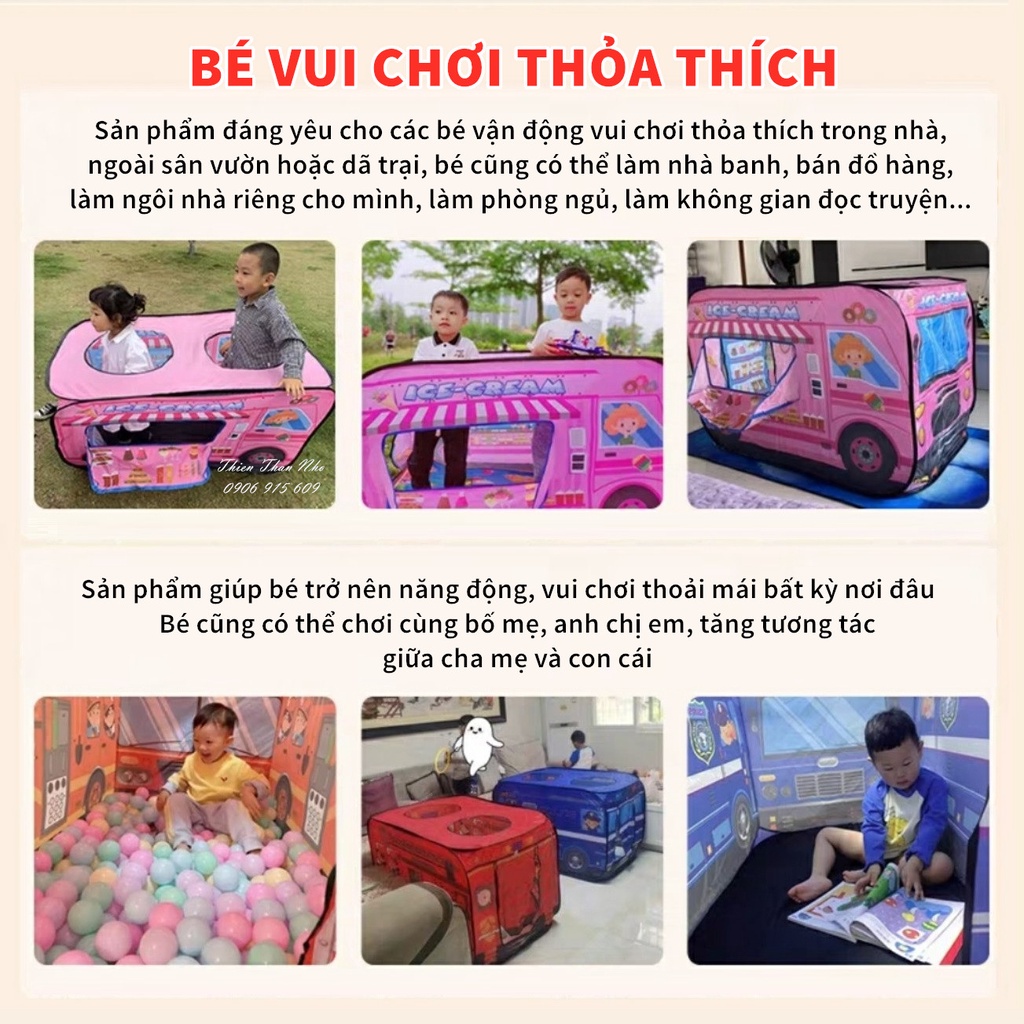 [Hàng loại 1] Lều đồ chơi trẻ em lều nhà banh đa chức năng có thể làm đồ chơi trong nhà đồ chơi ngoài sân vườn