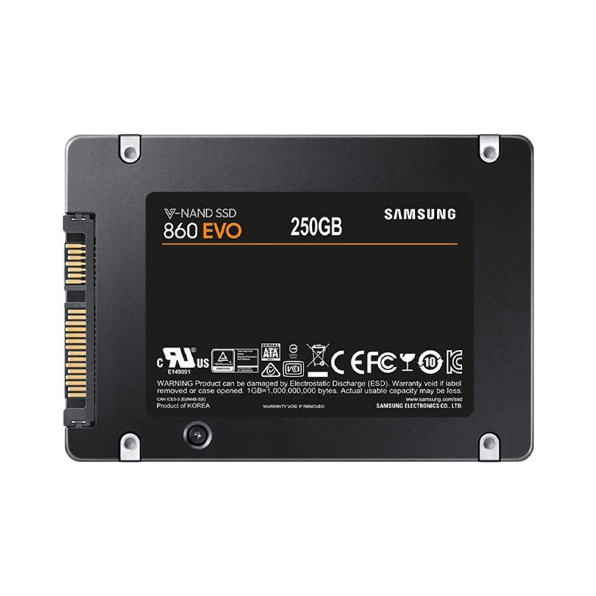 [Mã ELMS5 giảm 7% đơn 300K] Ổ cứng SSD Samsung 860 EVO 250GB, 500GB 2.5 inch SATA3-BH 5 năm
