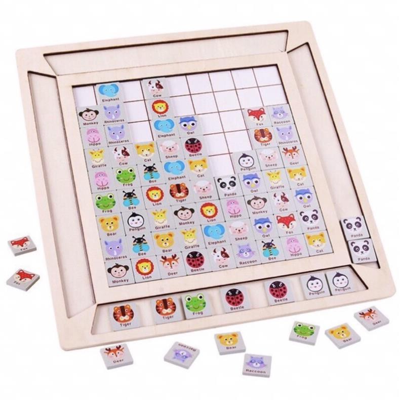 ☄Bộ Đồ Chơi Gỗ… Xếp Hình PiKa = Phát Triển Tư Duy Cho Bé! .