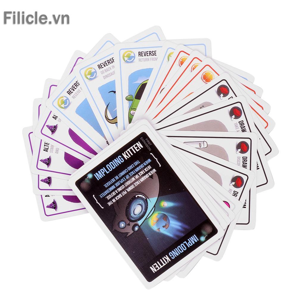 Đồ chơi Fun Table Card Imploding Exploding Kittens Card Family Gathering Game Gift