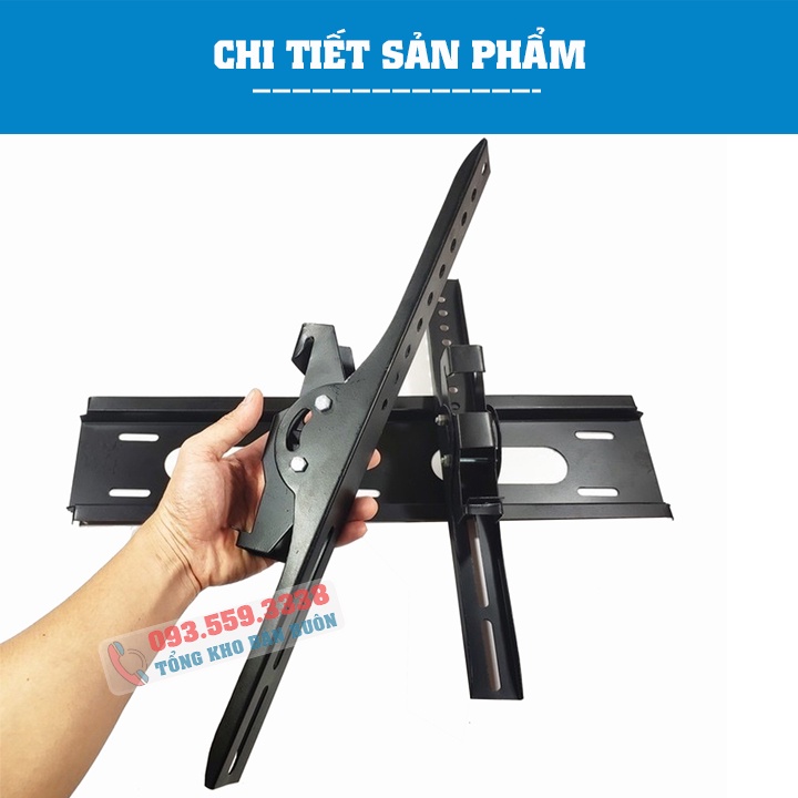 Giá Treo Tivi Gật Gù KC7 43 - 50 - 55 - 60 - 65 Inch Khung Treo Tivi Điều Chỉnh Góc Nghiêng 20 Độ