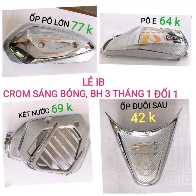 Ốp xe sh mode combo 10 món