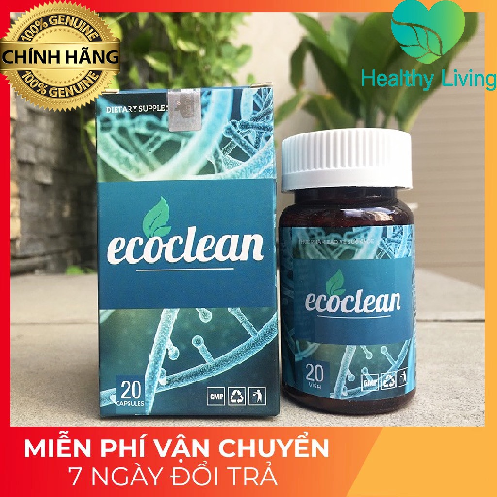 ECOCLEAN Viên Uống Detox Thanh Lọc Cơ Thể Bồi Bổ Cơ Thể Đẩy Lùi Ký Sinh Trùng Nhanh Chóng Hiệu Quả