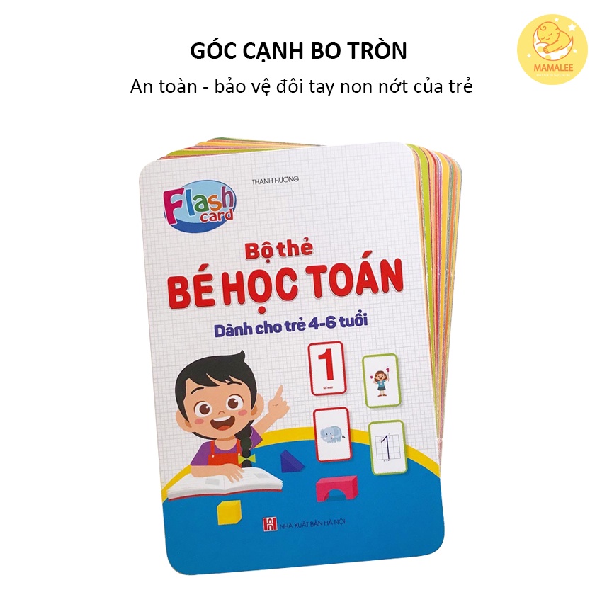 Bộ 42 Thẻ Học Toán Thông Minh Flash Card Theo Phương Pháp Glenn Doman Size Lớn 10x15cm (Cho Bé Từ 4 - 6 Tuổi)