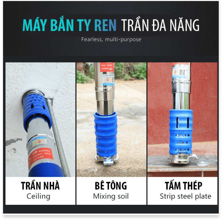 Máy Bắn Ty Ren Trần Nhà Cửa👌👌