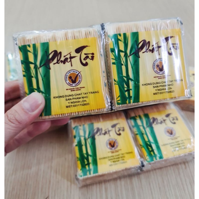 [ 1 GÓI LẺ]  Tăm trúc MAI ANH _ PHÁT TÀI  cao cấp _ TIỆN LỢI