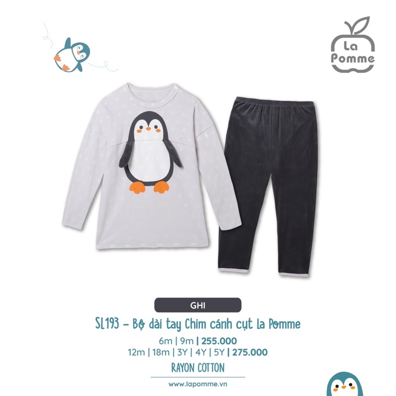 Bộ Dài La Pomme Cho Bé Trai Bé Gái