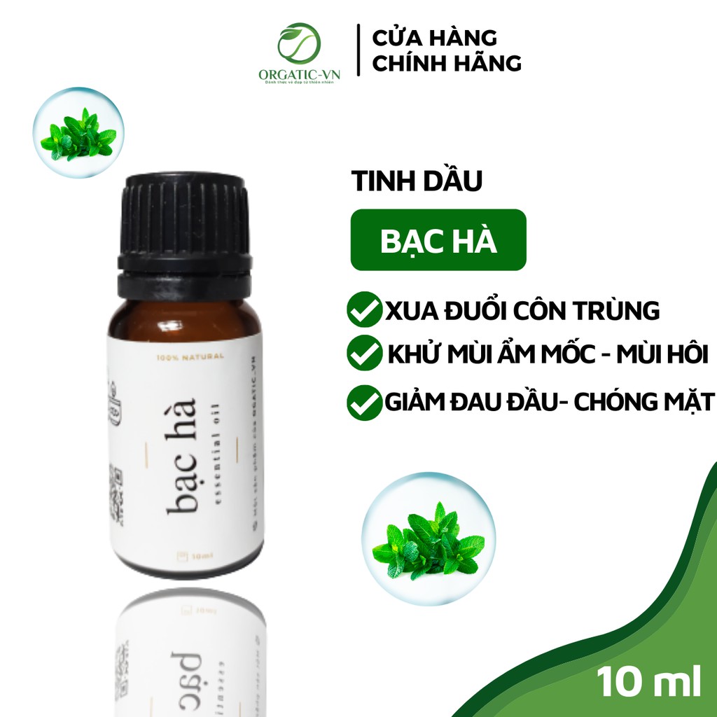 Tinh dầu thiên nhiên nguyên chất Ogatic_vn - nhiều mùi 10ml - TD001