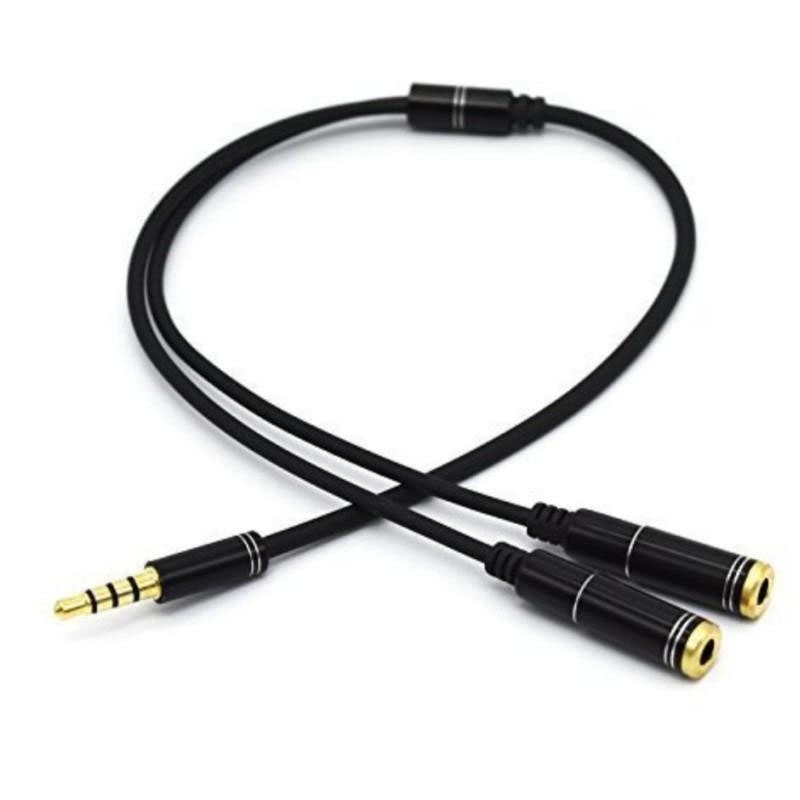 [free ship ]Dây Jack 3.5 ra tai nghe và mic j01 tiện dụng