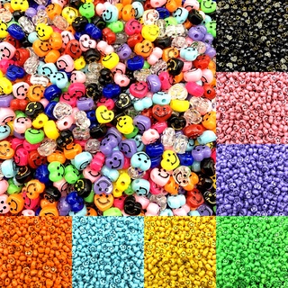 Bộ 50 Hạt Nhựa Acrylic 10mm Hình Trái Tim Dùng Làm Trang Sức