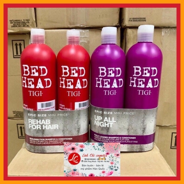 Dầu gội Tigi Đỏ - Tím Chính Hãng