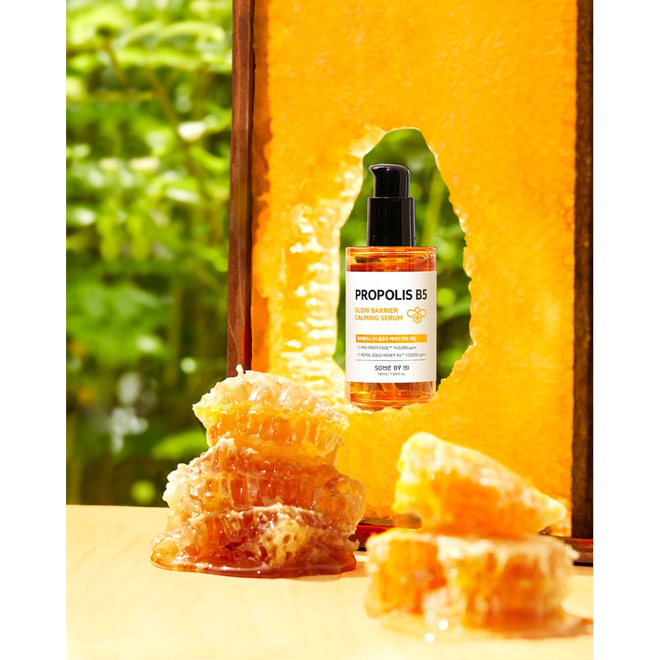 Tinh Chất Some By Mi Dưỡng Ẩm, Làm Dịu Da Mụn 50ml Propolis B5 Glow Barrier Calming Serum
