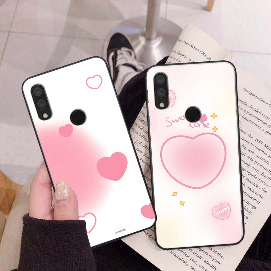 Ốp Xiaomi Redmi 7 in hình trái tim, caro kẹo ngọt đầy cá tính siêu đẹp siêu chất