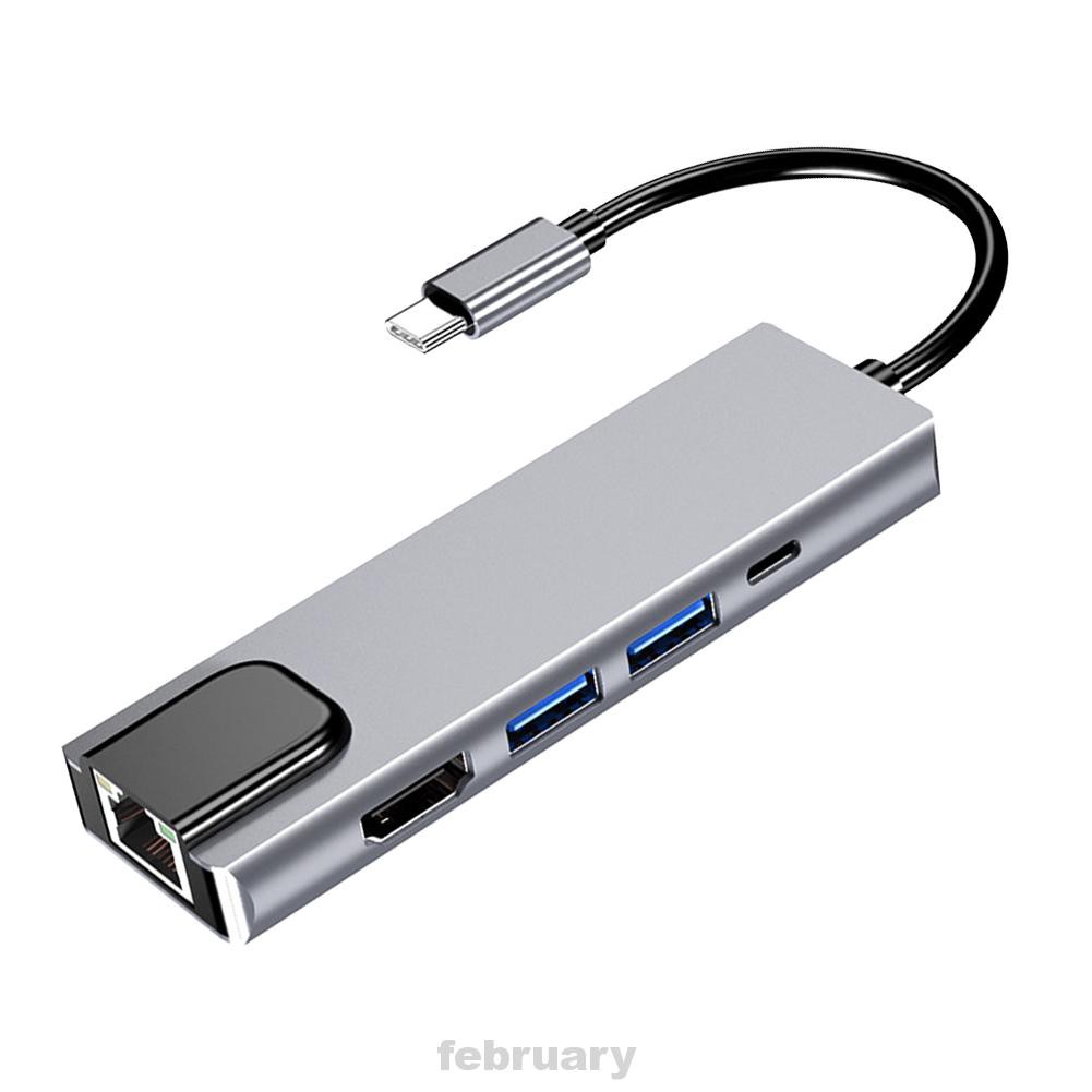 Bộ Chia Cổng Usb 3.0 Gigabit Ethernet 5 Trong 1 Cho Macbook | BigBuy360 - bigbuy360.vn