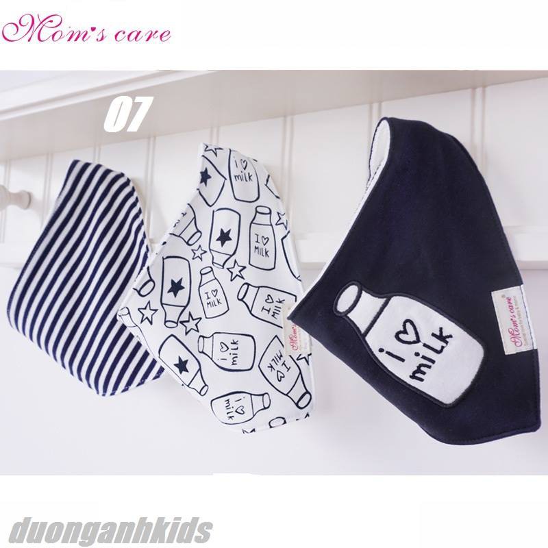 Set 3 yếm tam giác