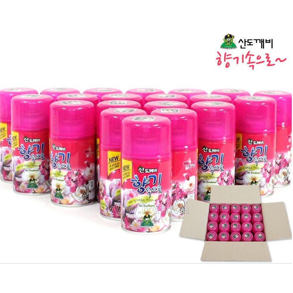 Xịt phòng khử mùi, diệt vi khuẩn, chống nấm mốc Sandokkaebi Hàn Quốc Hương Channel 300ml